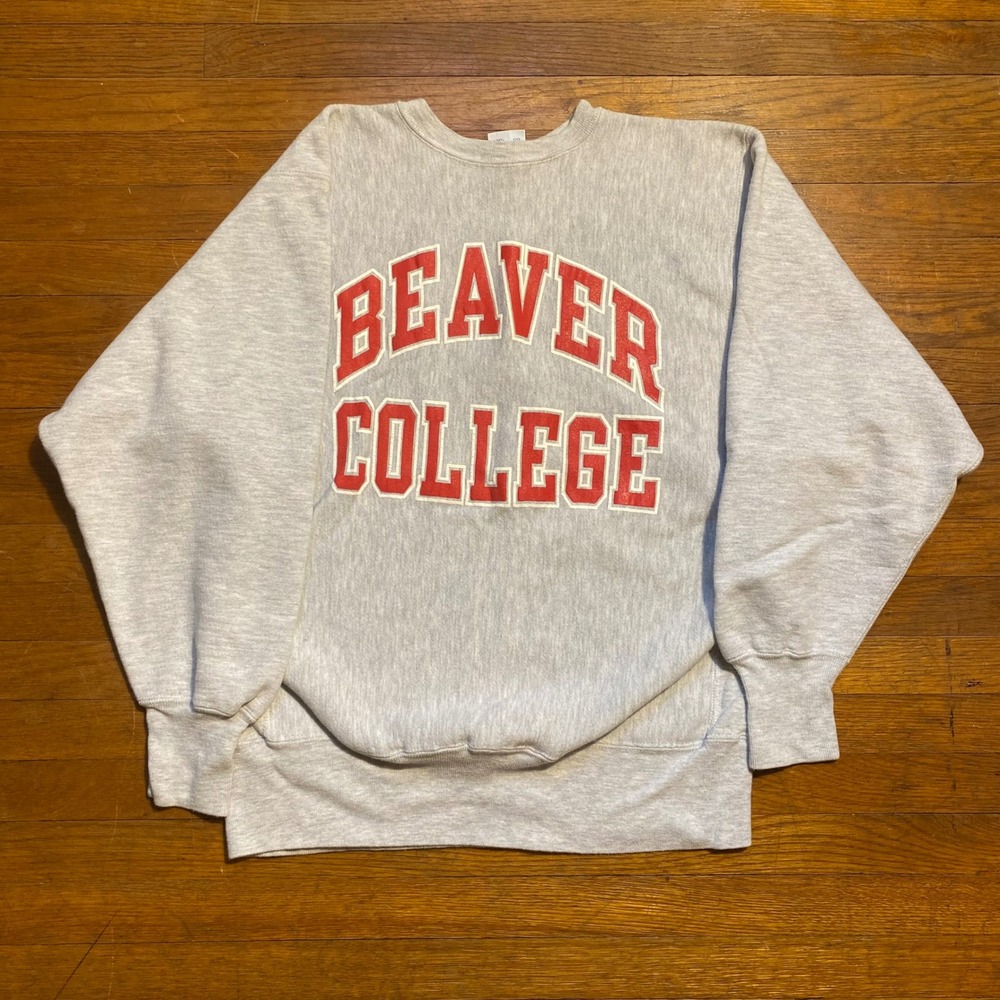 Vintage Beaver College (Arcadia University) 90s Champion Reverse Weave Large